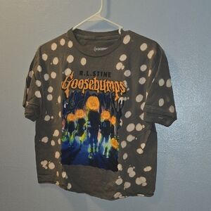 Goosebumps Halloween Cropped T-Shirt